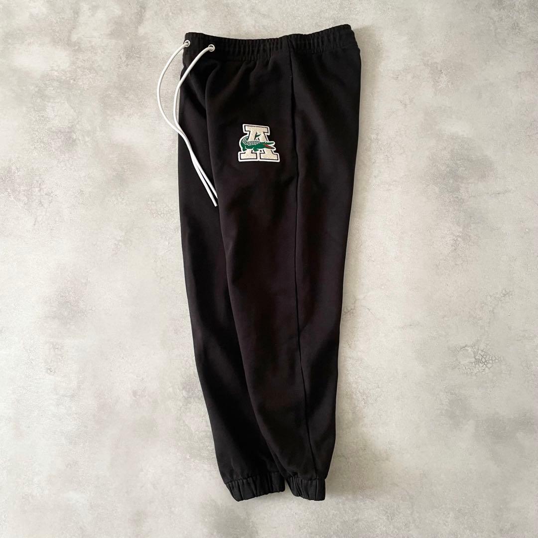 LACOSTE x AWAKE NY スウェットパンツ ブラック コラボ ロゴ