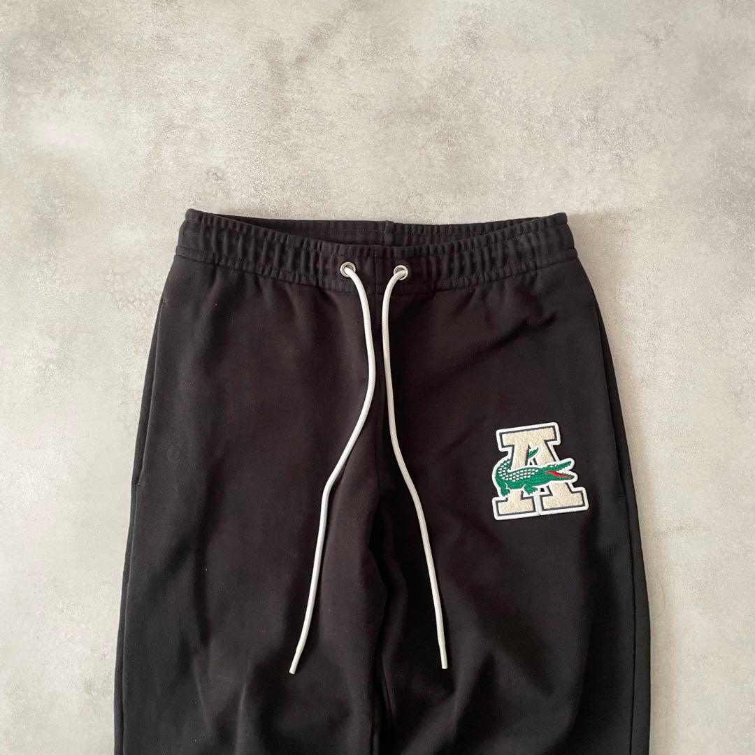 LACOSTE x AWAKE NY スウェットパンツ ブラック コラボ ロゴ