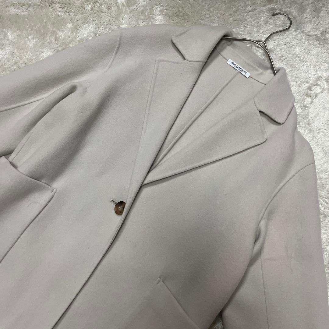 新品タグ付き　B&Y UNITED ARROWS テーラード リバーコート　S