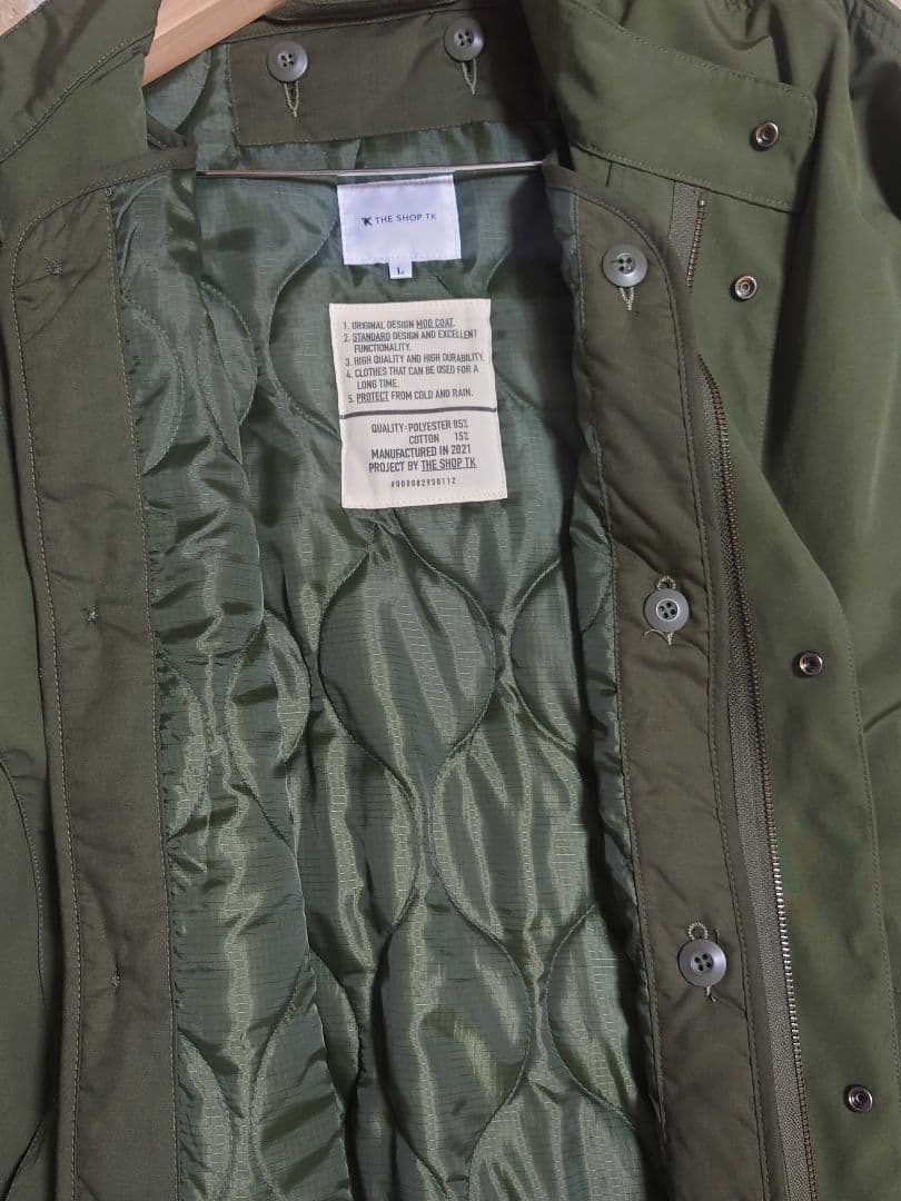 THE SHOP TK 　オ―バ―サイズモッズコート　M65ビッグシルエット