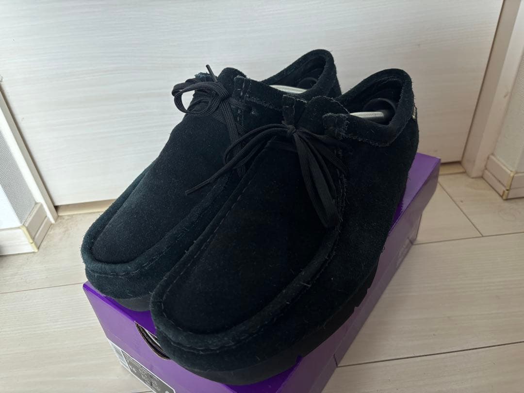 Clarks ワラビー GORE TEX スウェード ビブラムソール ブラック