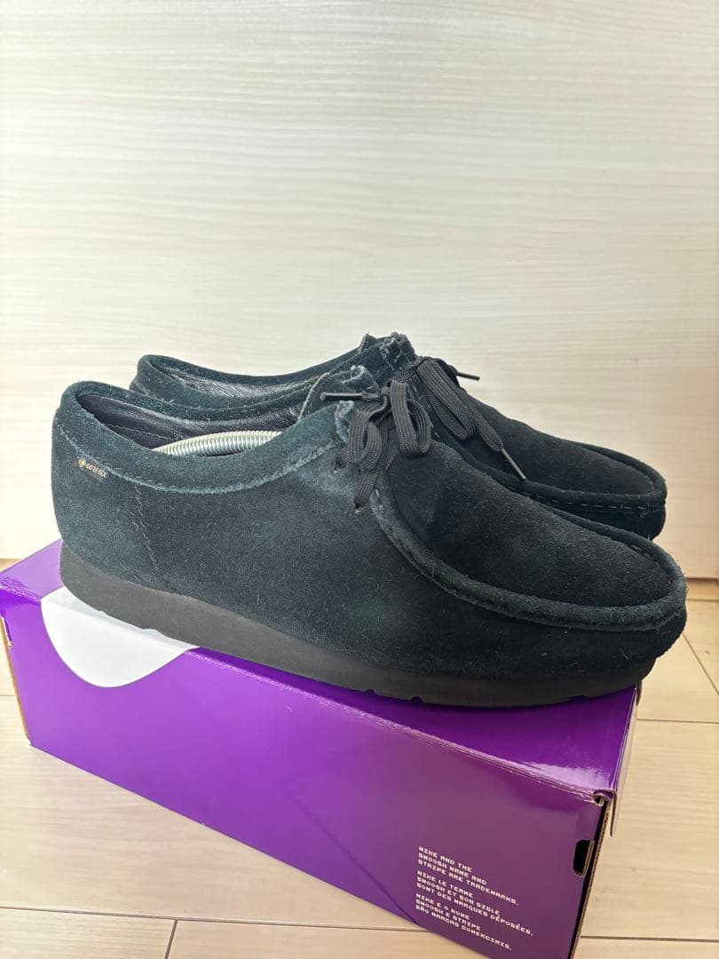 Clarks ワラビー GORE TEX スウェード ビブラムソール ブラック