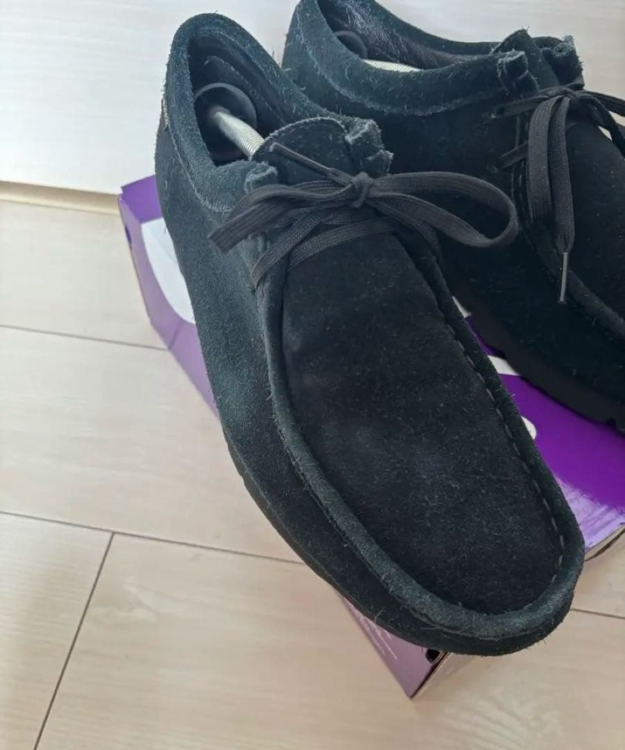 Clarks ワラビー GORE TEX スウェード ビブラムソール ブラック