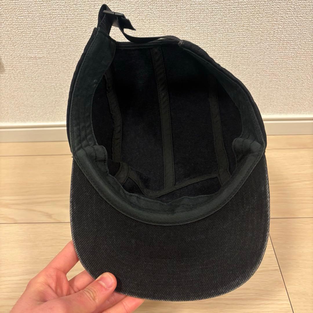 【美品】Supreme Denim Camp Cap ブラック 24ss