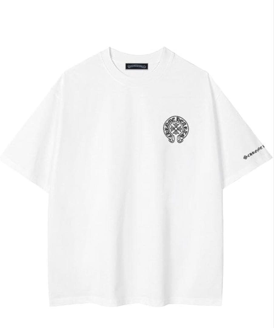 お*ん様 Chrome Hearts ホワイト Tシャツ