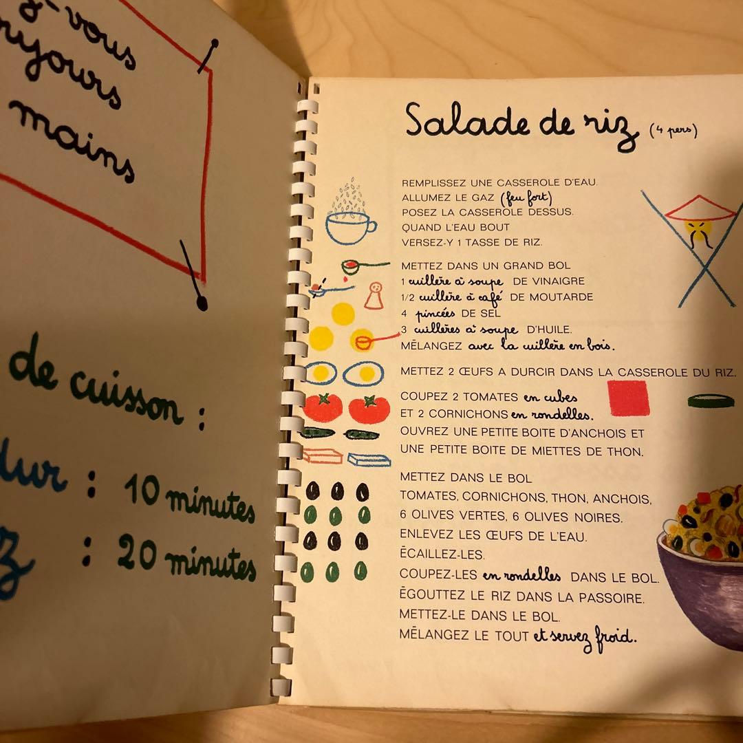 お料理本　La cuisine est un jeu d'enfants