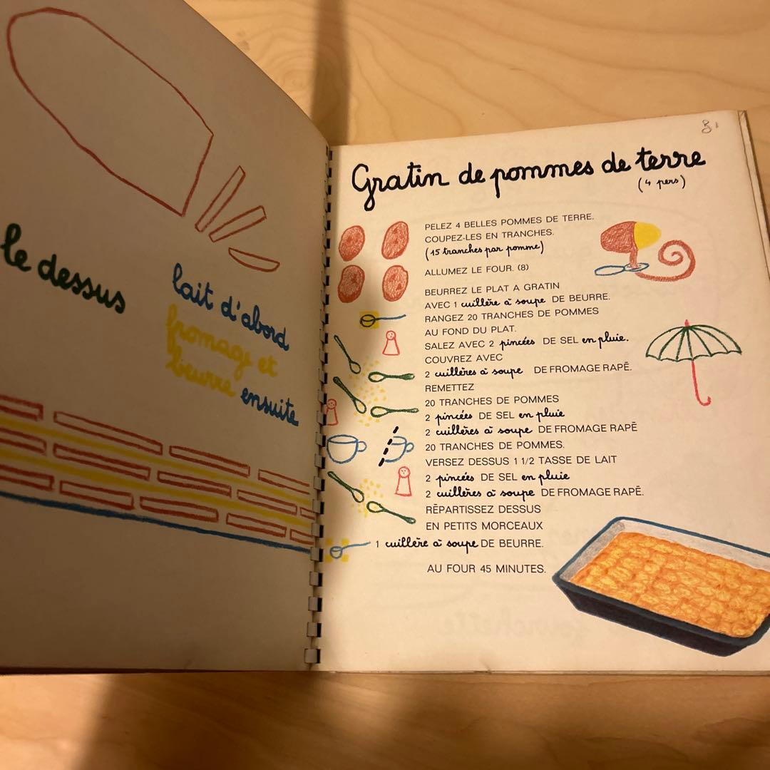 お料理本　La cuisine est un jeu d'enfants