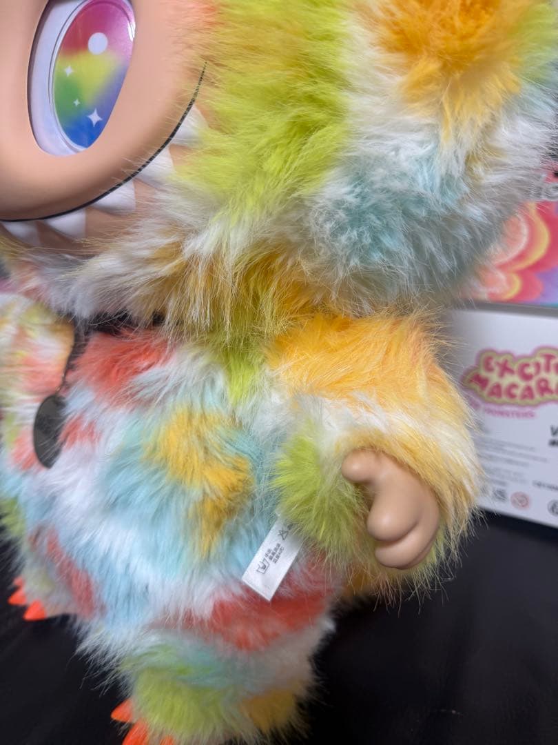 超特大60cmマカロンジモモ 夢色ふわもこ オレンジびれ スペシャルオーダー
