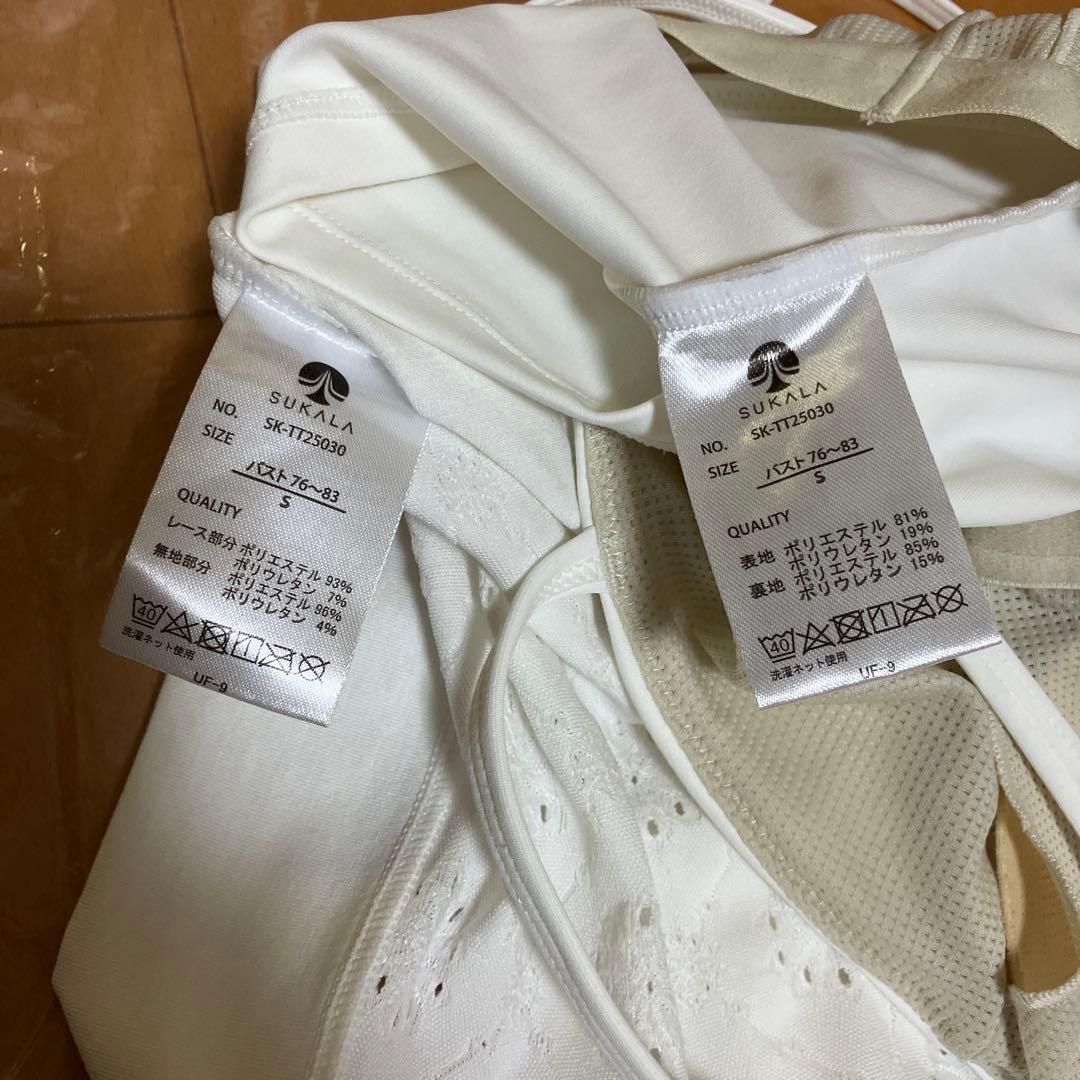⭐︎本日限定お値下げ⭐︎ＳＫＡＬＡ美品　ブラトップ付きフラワーレーストップス