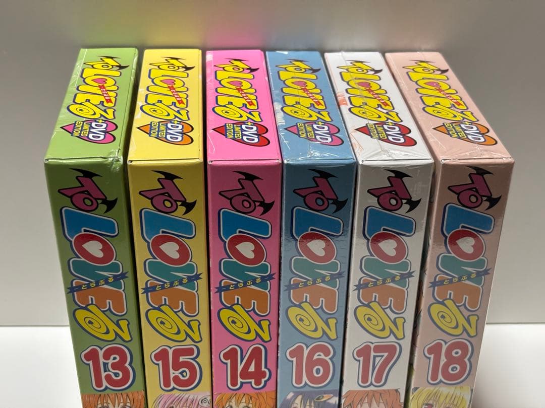 To LOVEる-とらぶる アニメDVD付限定版 13巻～18巻 6冊セット