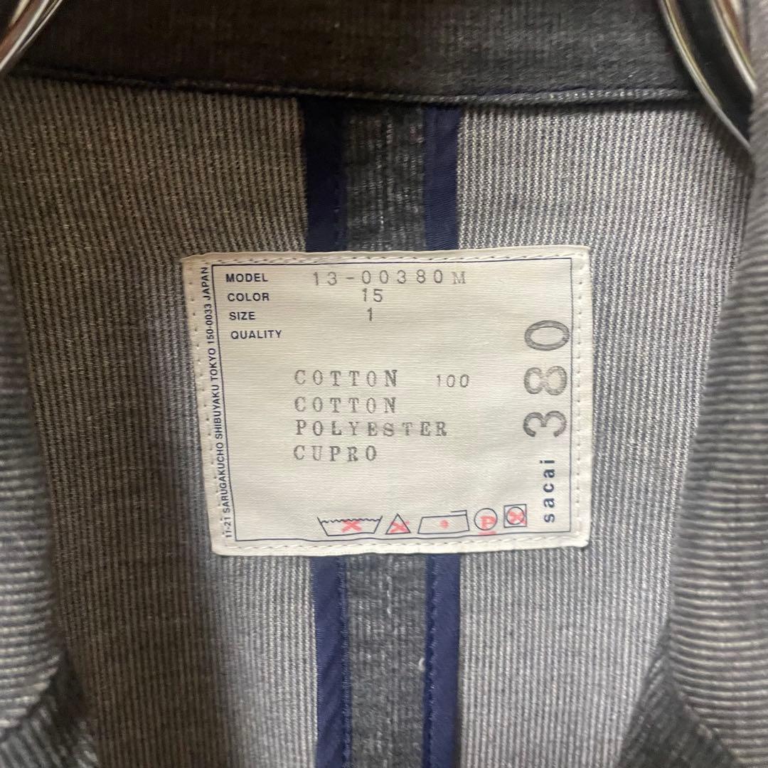 sacai 13SS エルボーパッチ 2B テーラードジャケット 1