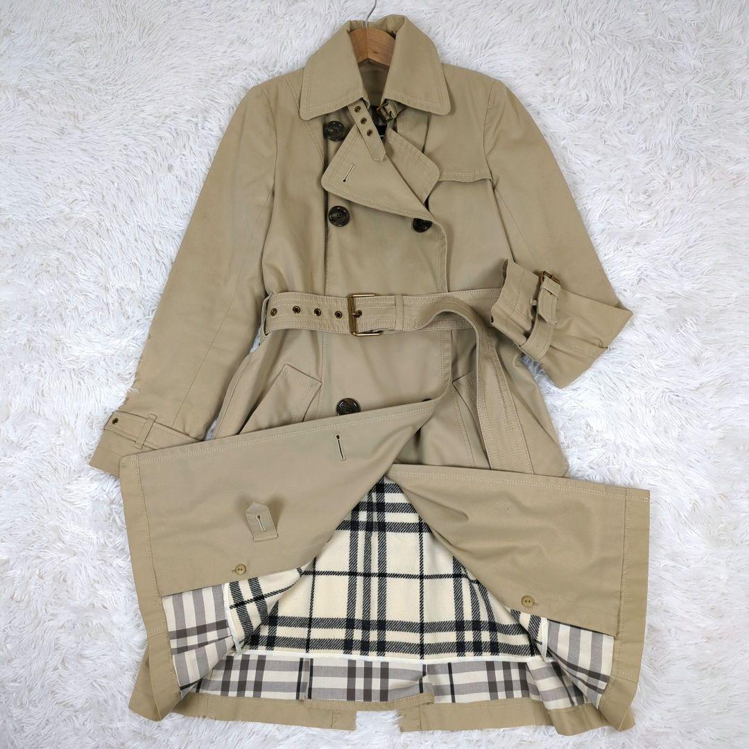 【大きいサイズ L】バーバリーブルーレーベル　2way　トレンチコート　ライナー