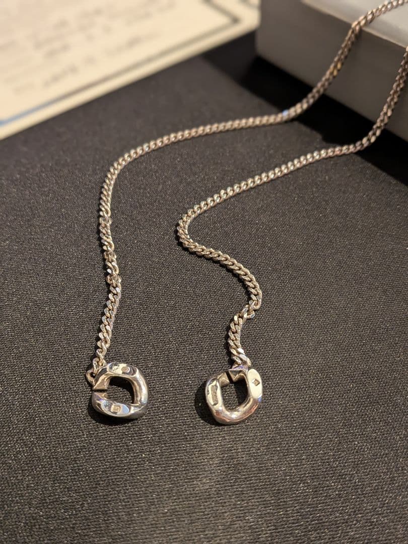 【極美品】BUNNEY Chain w/Curb Clasp L ネックレス