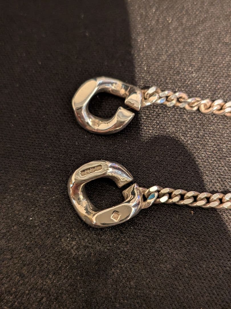【極美品】BUNNEY Chain w/Curb Clasp L ネックレス
