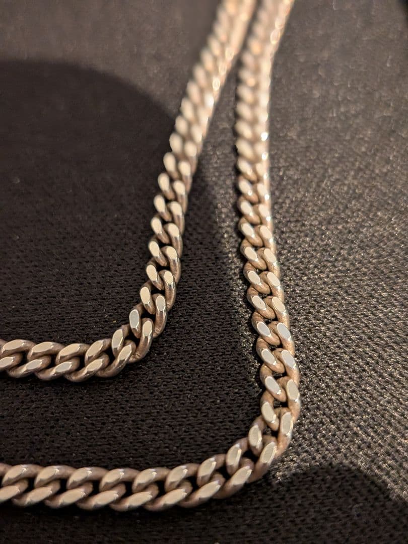 【極美品】BUNNEY Chain w/Curb Clasp L ネックレス