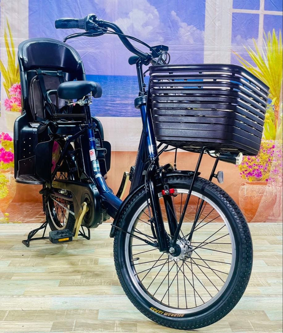 ギュットアニーズ⭐️13AH！パナソニック子供乗せ 電動アシスト自転車Y3409