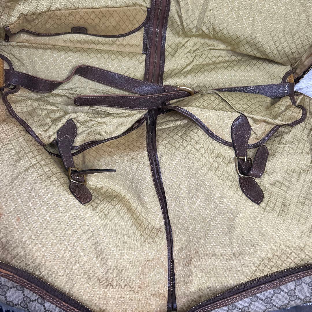 GUCCI GGスプリーム ガーメントバッグ　ボストンバッグ　オールドグッチ