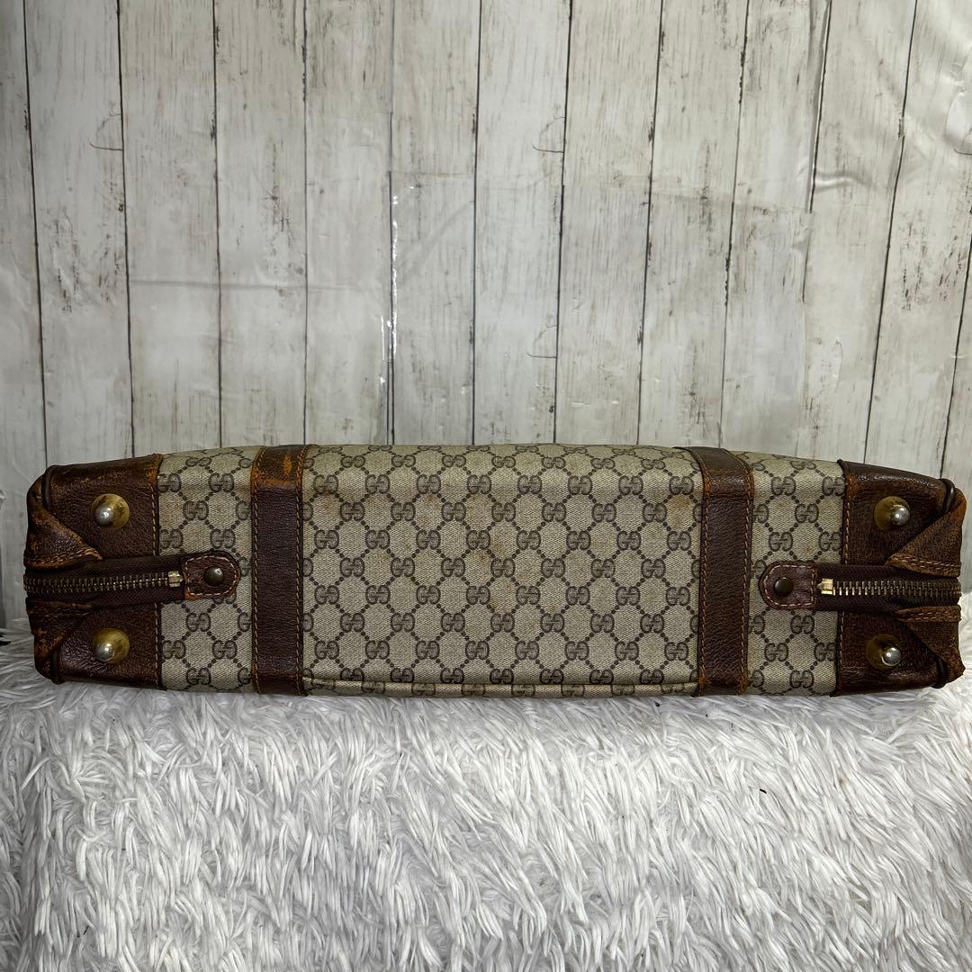GUCCI GGスプリーム ガーメントバッグ　ボストンバッグ　オールドグッチ