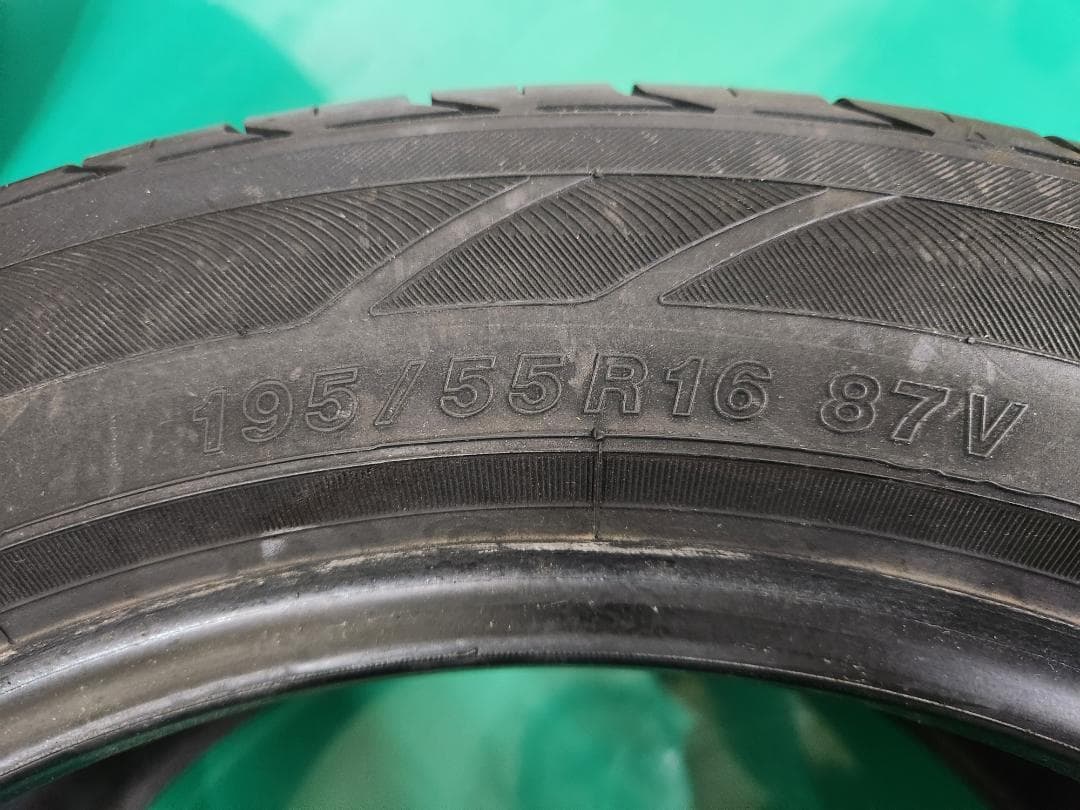 送料込☆ヨコハマタイヤ195/55R16日本製☆4本