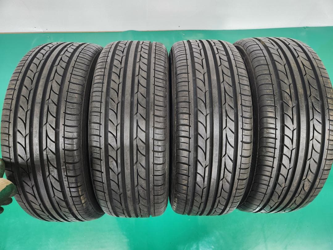 送料込☆ヨコハマタイヤ195/55R16日本製☆4本