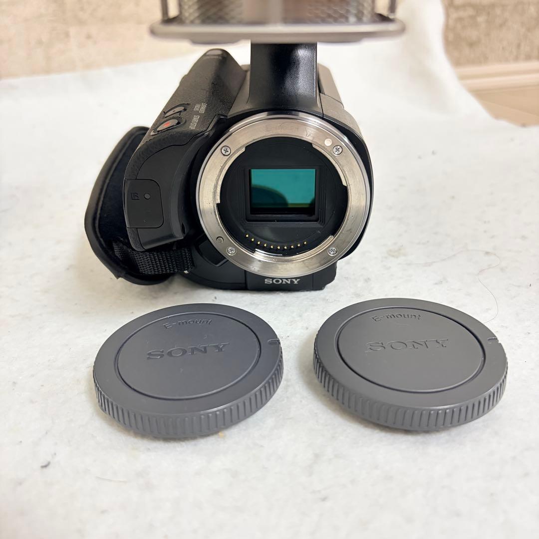 SONY レンズ交換式 ハンディーカム AVCHD マイク付 NEX-VG20