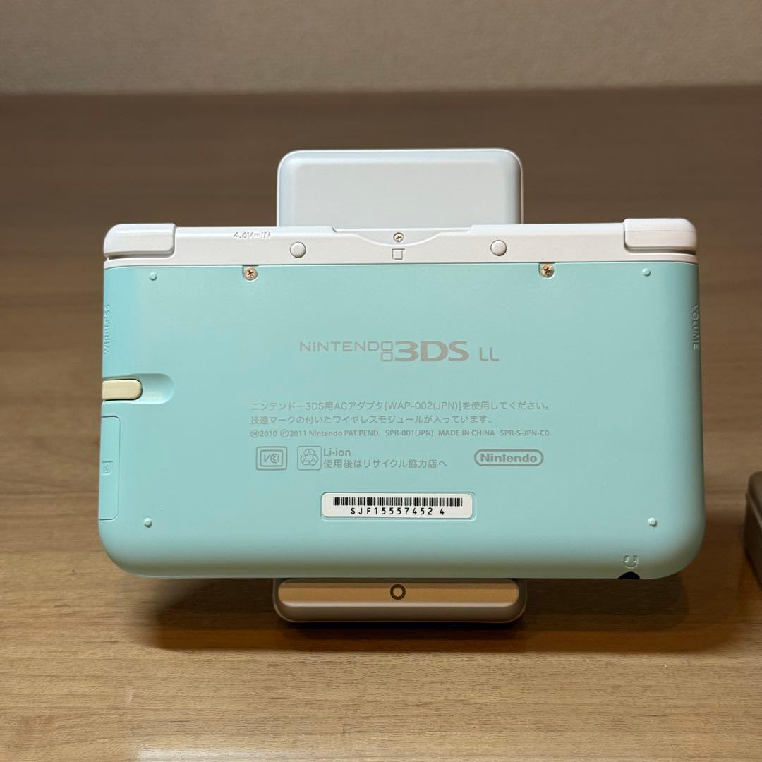 6-012 ニンテンドー3DS LL ミント×ホワイト