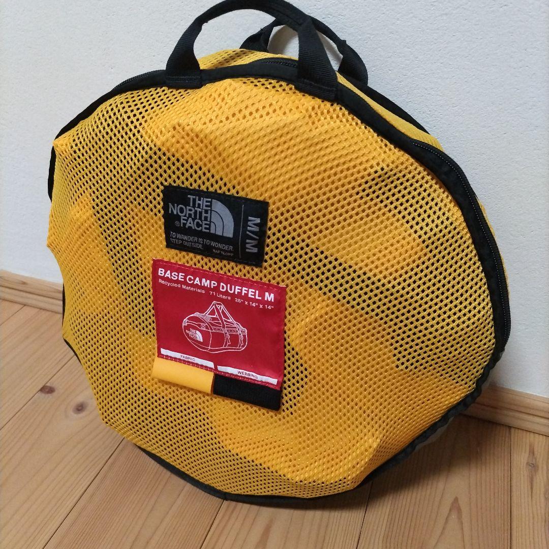 ザ・ノースフェイス　2WAY 71L　ベースキャンプダッフルMサイズ/イエロー