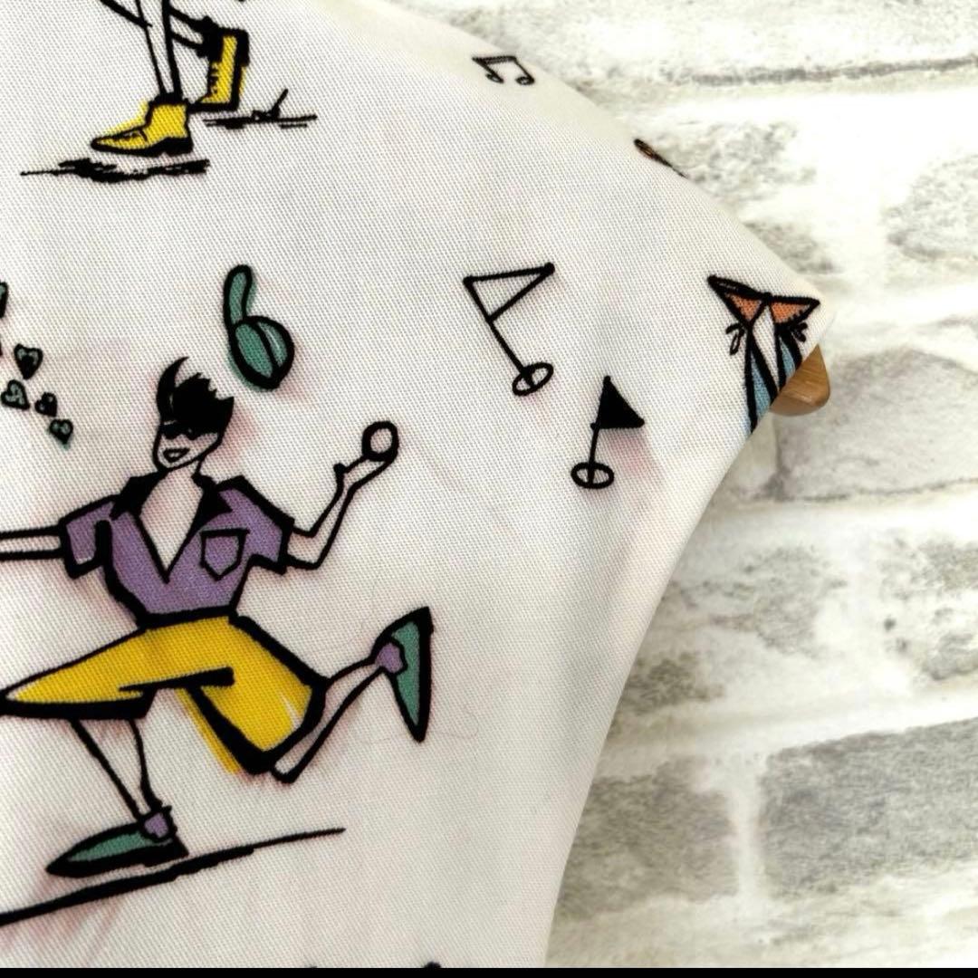 PRADA プラダ ワンピース 38 希少デザイン アート柄 イラストプリント