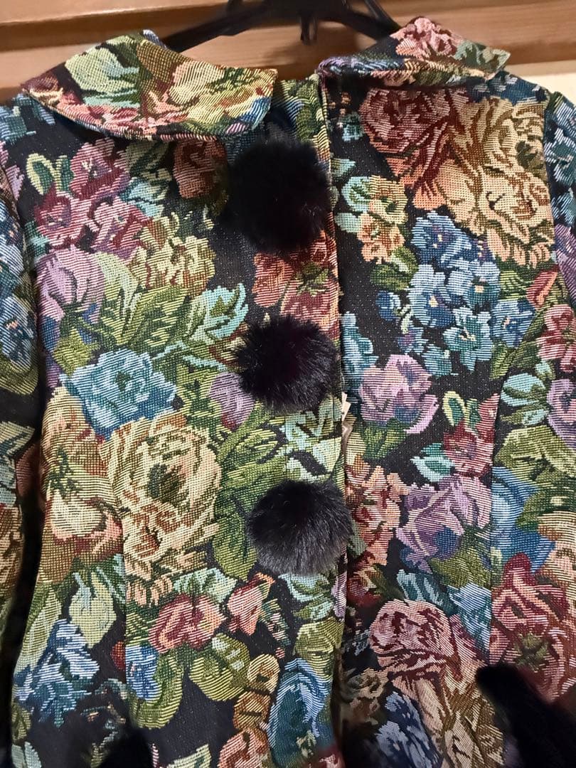 新品　ノエル・ド・メモワール ゴブランファーコート6L　クラロリくる実　ブラック