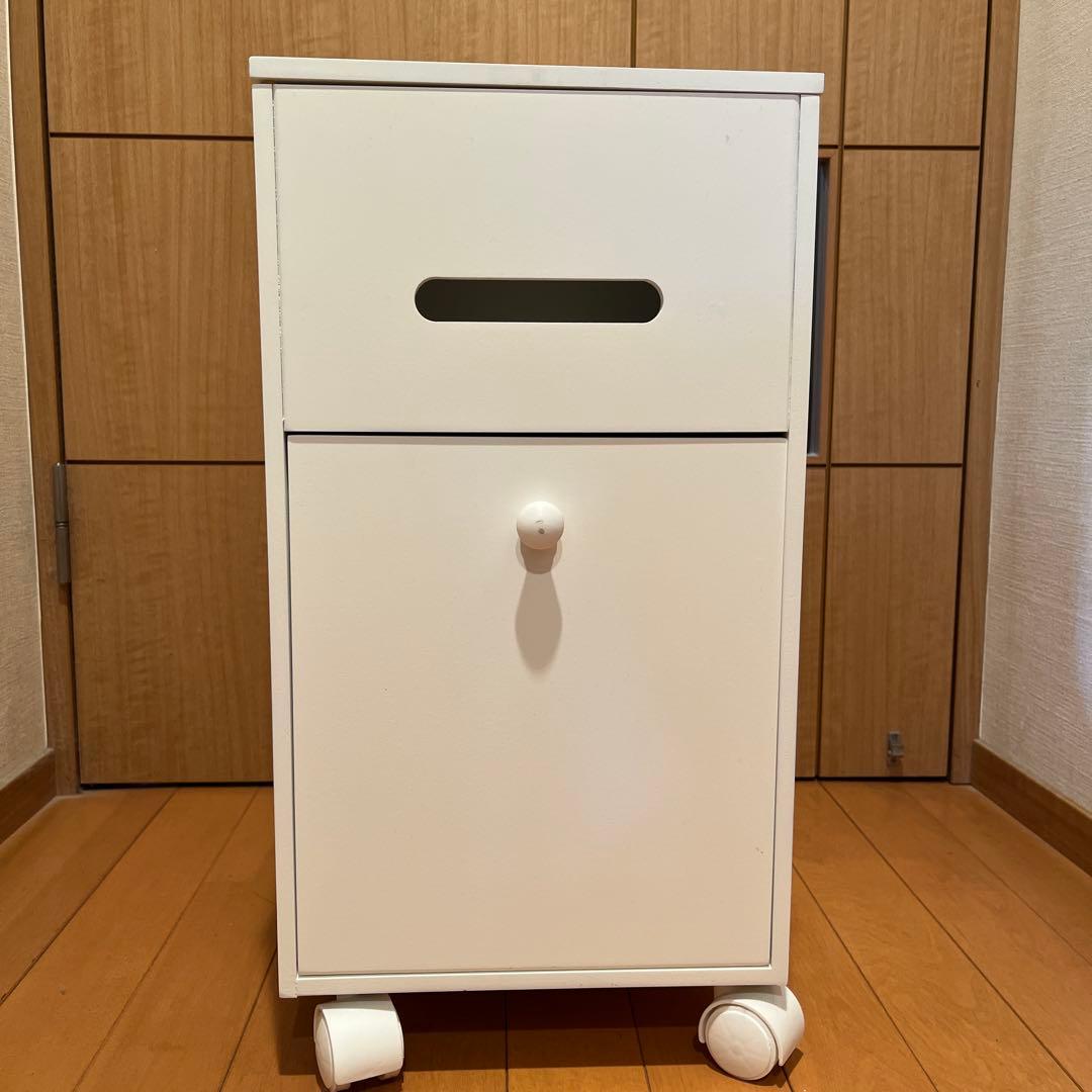 ホワイト　コスメワゴン