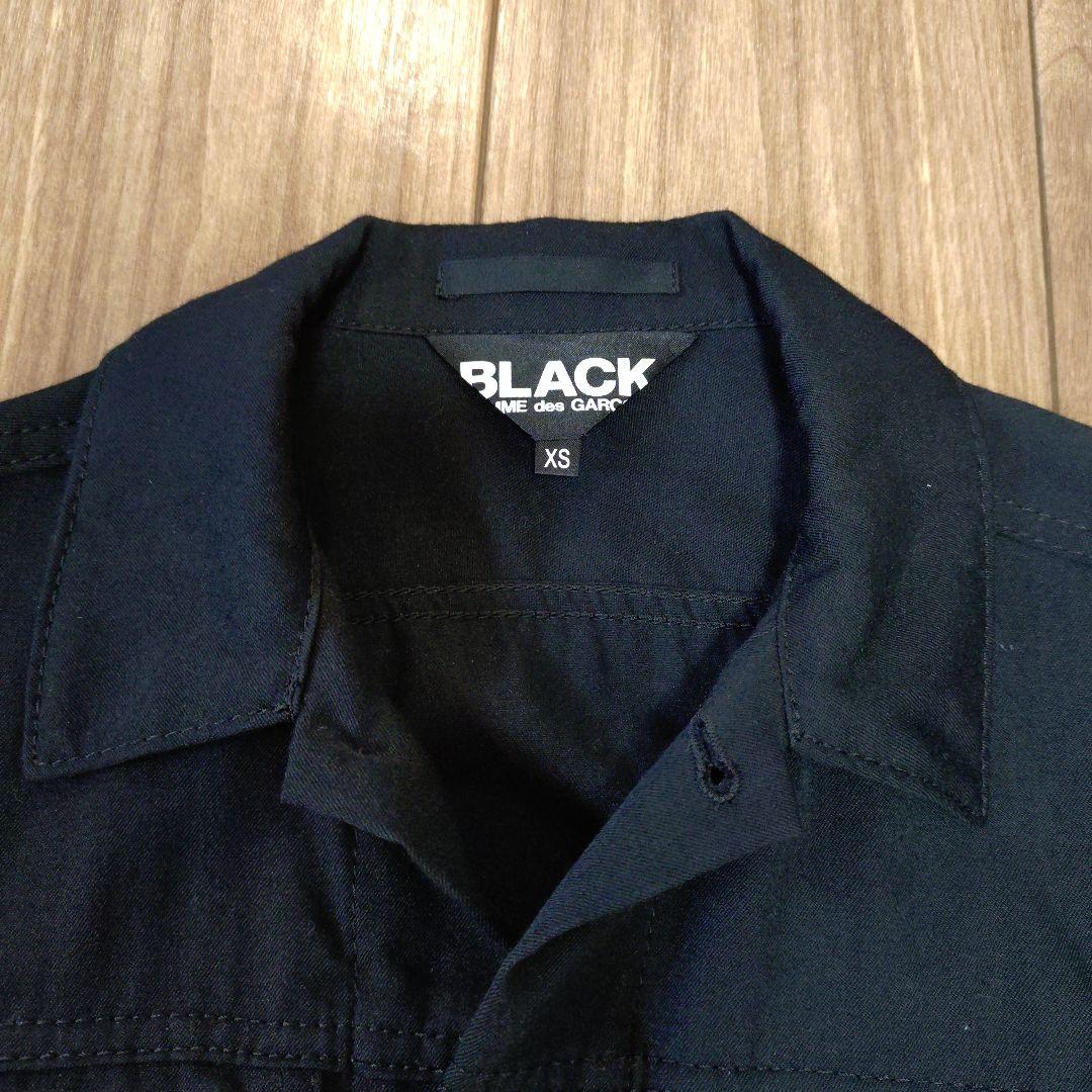 【希少】ブラックコムデギャルソン ブラック　ジャケット XS