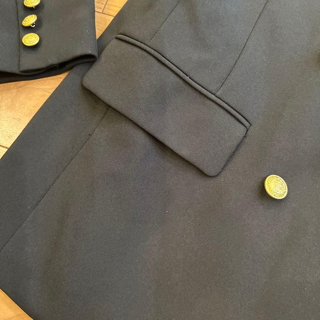 POLO金ボタン黒のテーラードジャケット