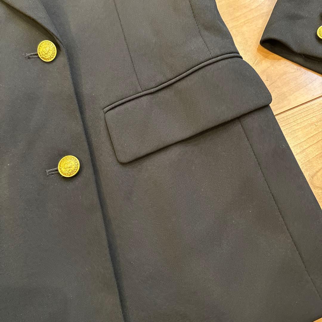 POLO金ボタン黒のテーラードジャケット