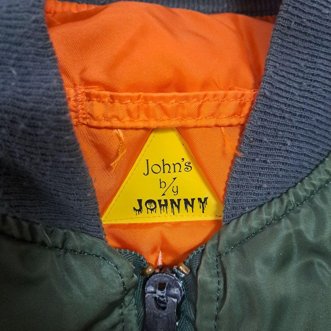 最終価格超希少 JOHN’S BY JOHNNY スカル刺繍 MA-1ジャケット
