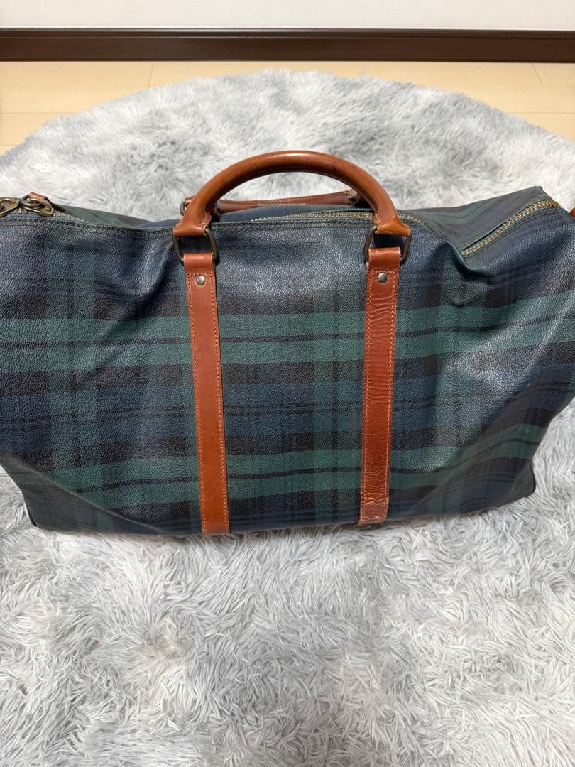 ポロラルフローレン　チェック　2way ボストンバッグ　ショルダー