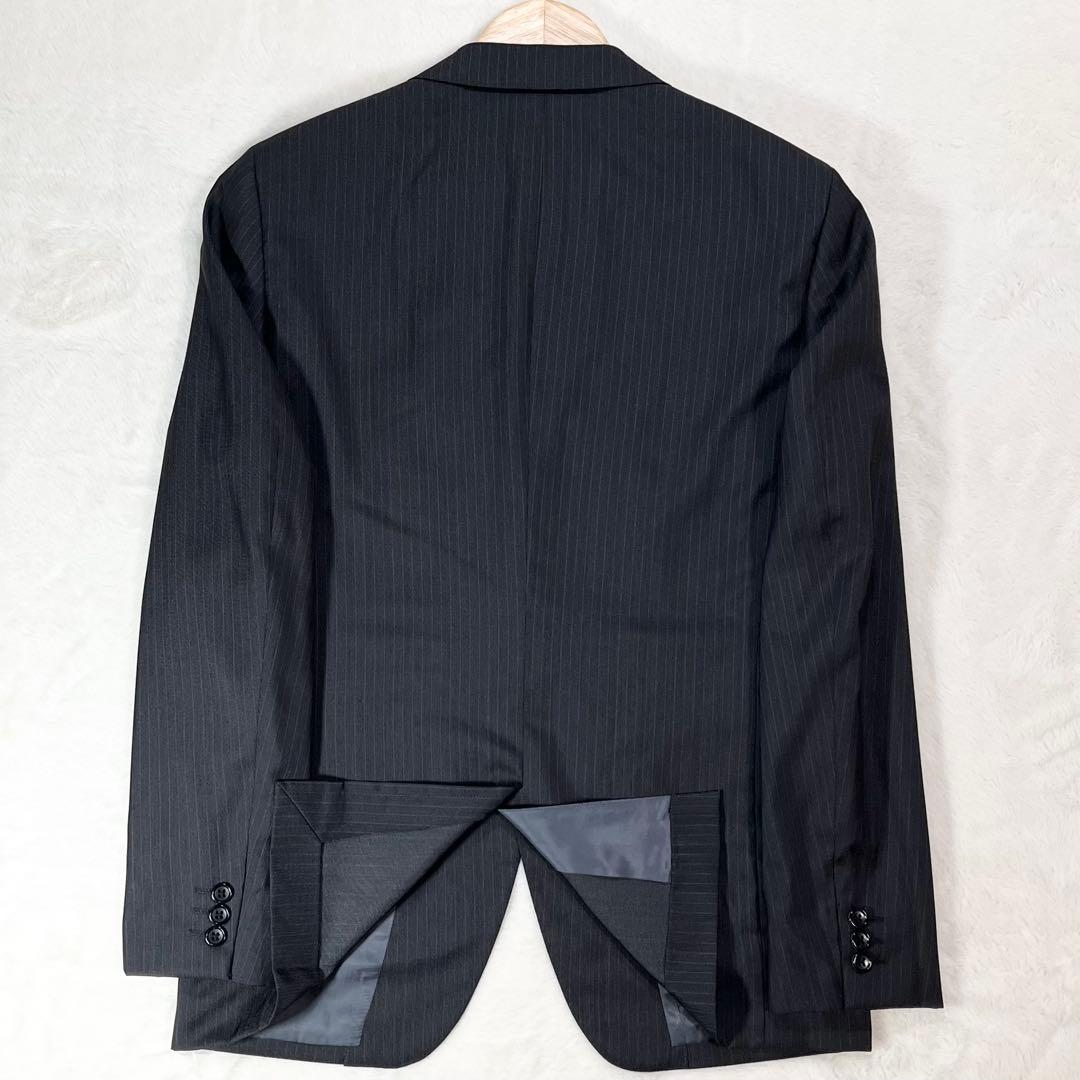 【極美品】TAKEO KIKUCHI 3ピース セットアップスーツ 紺 サイズ3