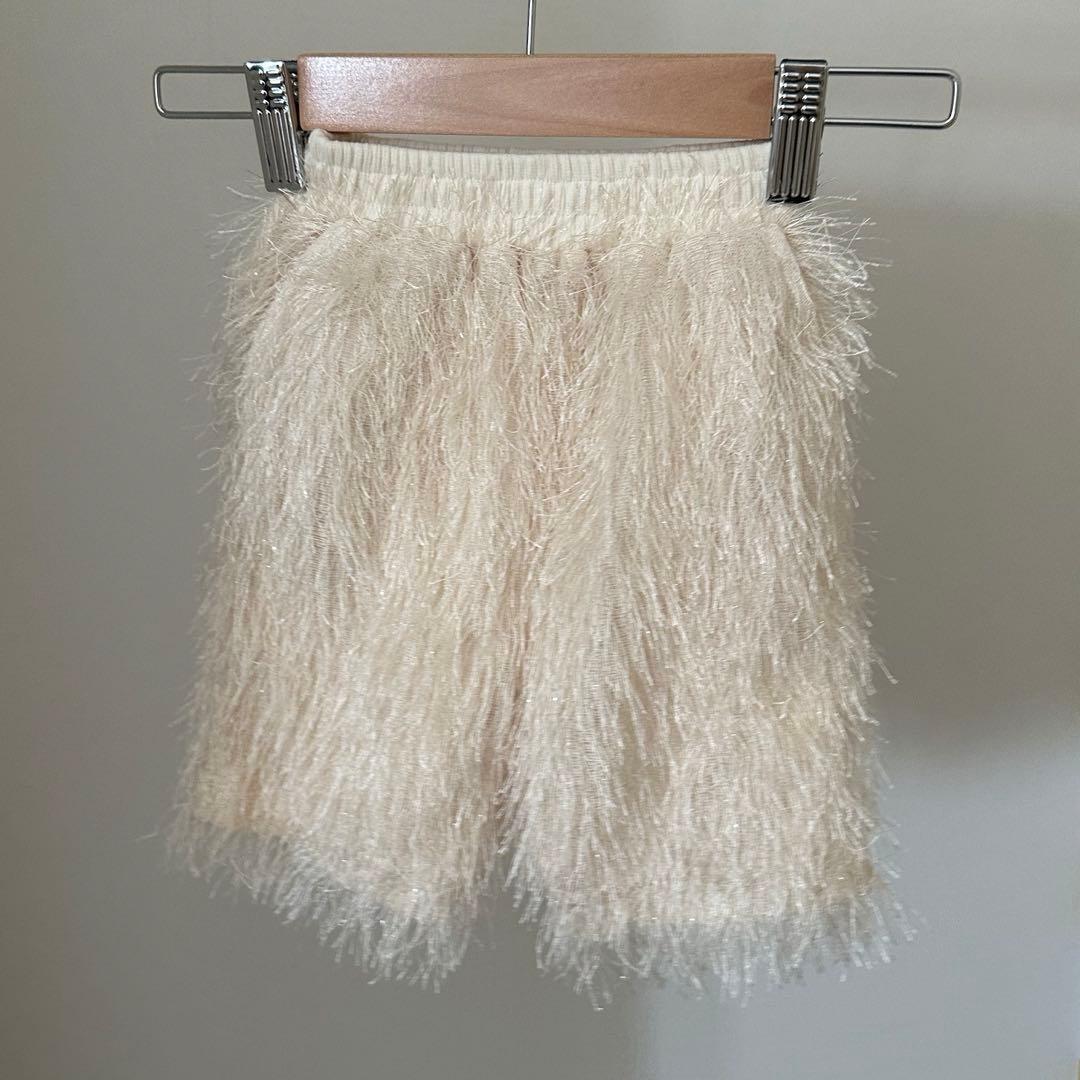 その他 Mignon plume shaggy kids tank pants6-12m
