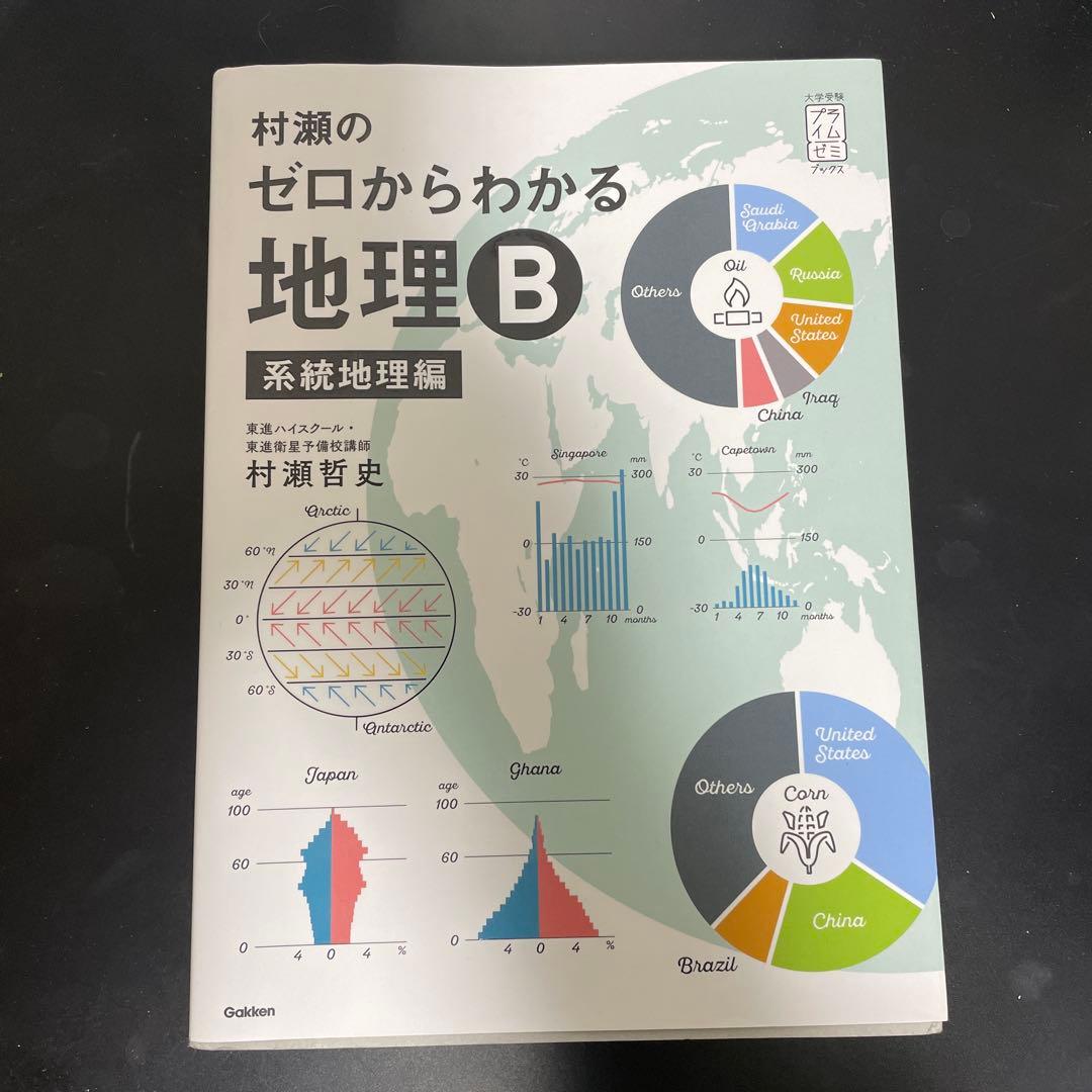 村瀬のゼロからわかる地理B 2冊セット