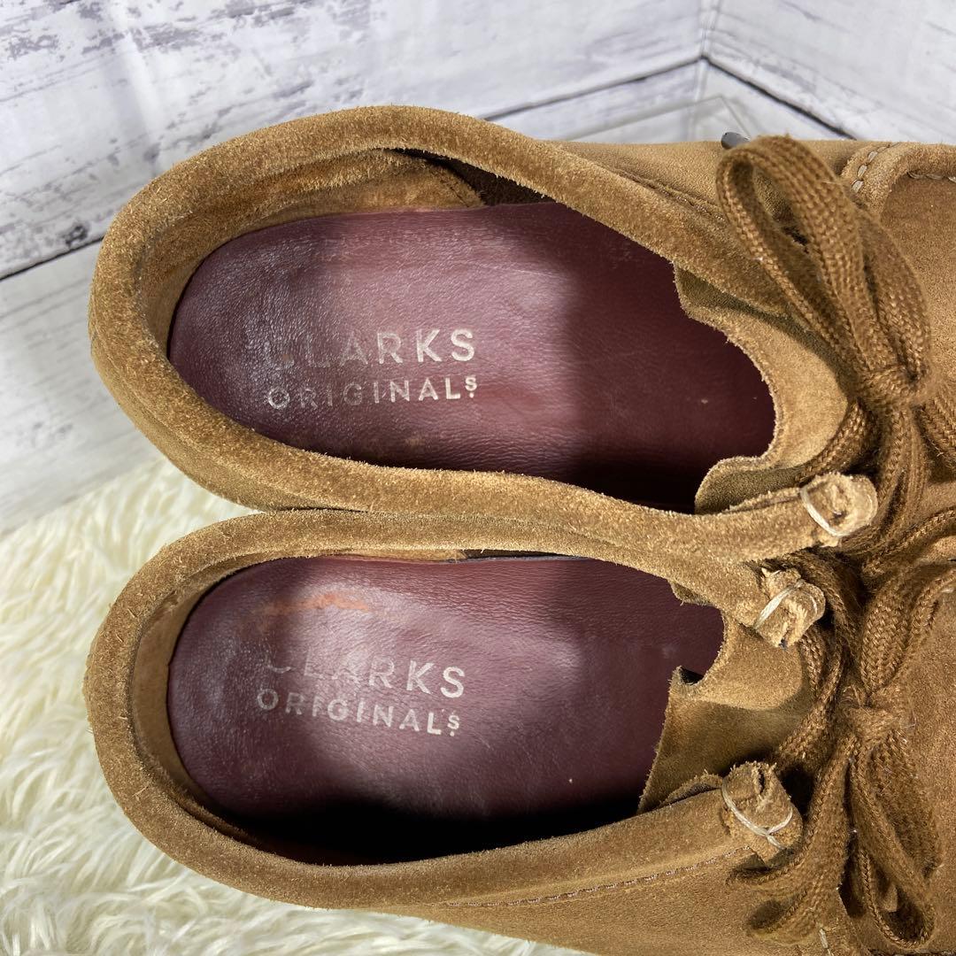【美品】クラークス　Wallabeeワラビー　クレープソール　ブラウン　27.0