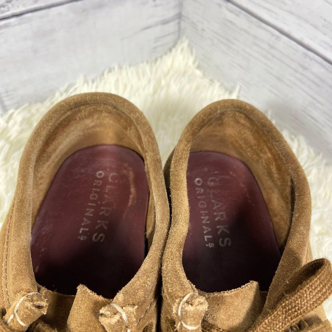 【美品】クラークス　Wallabeeワラビー　クレープソール　ブラウン　27.0