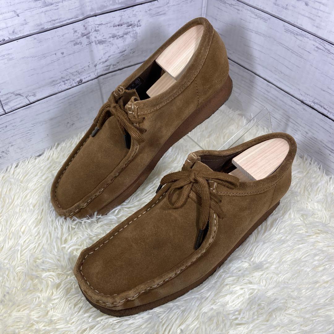 【美品】クラークス　Wallabeeワラビー　クレープソール　ブラウン　27.0