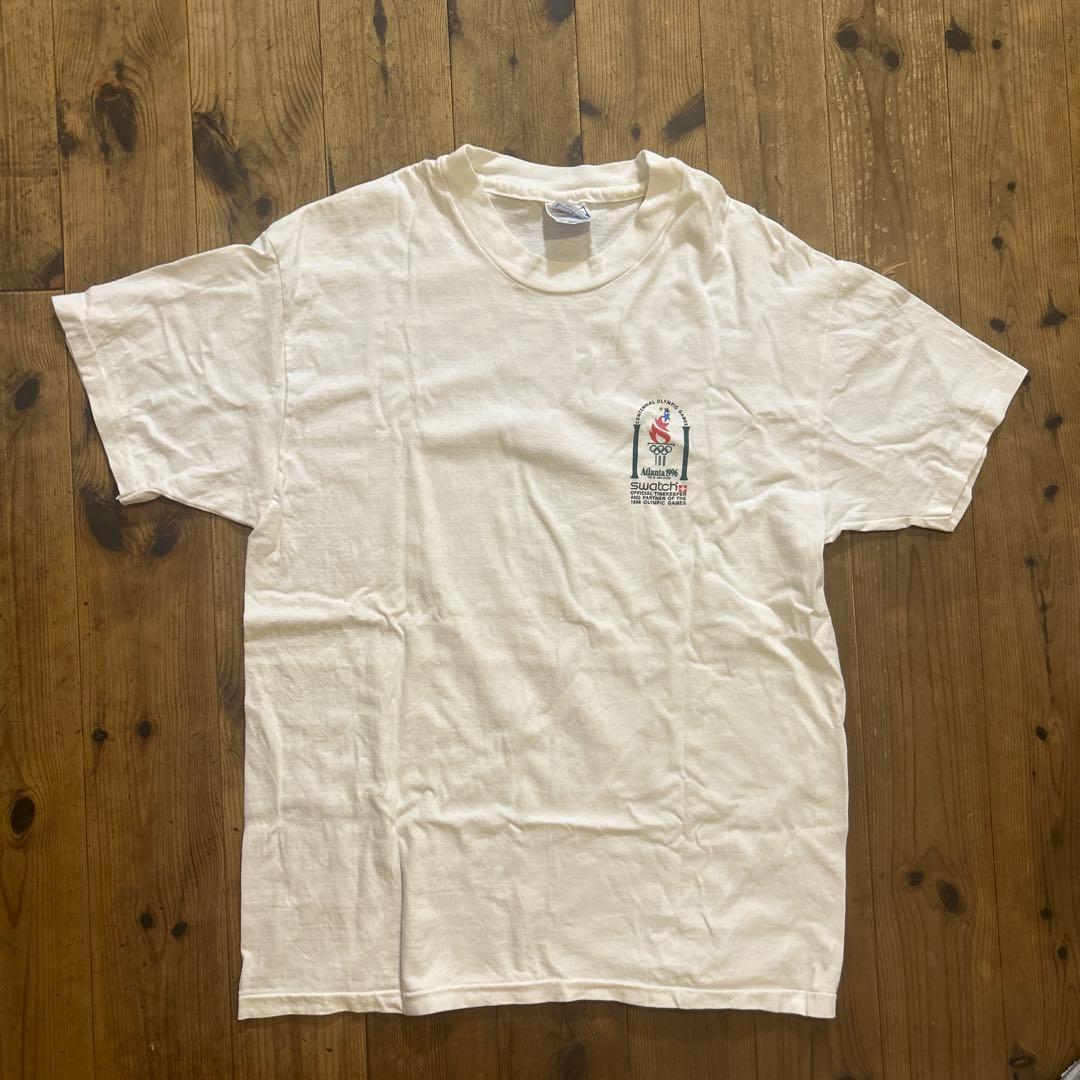 Hanes 90s swatch1996年アトランタオリンピック Tシャツ企業T