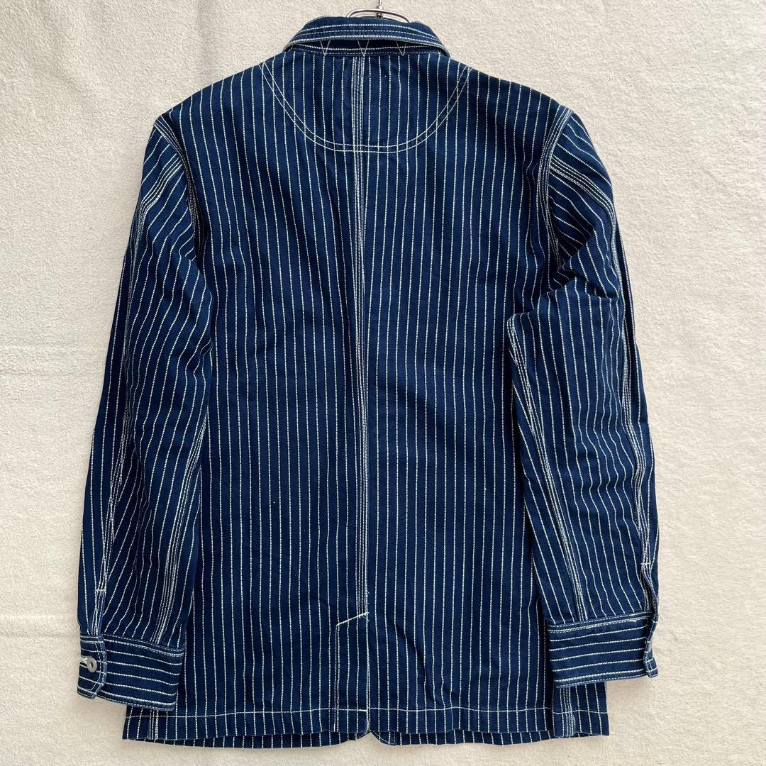 極美品 KNACKERED ウォバッシュ カバーオール ヒッコリー ワーク L