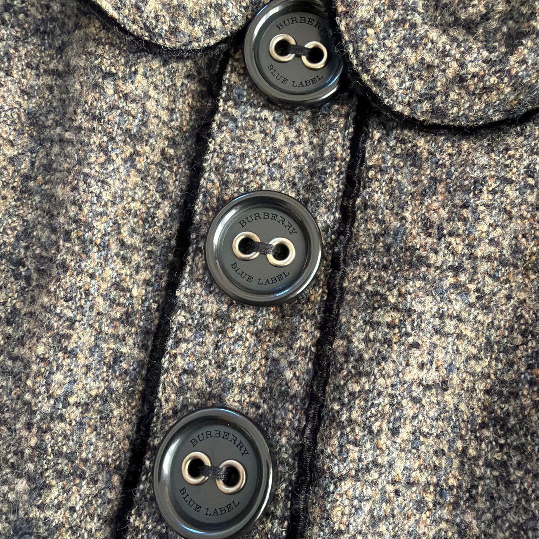 希少 美品 BURBERRY BLUE LABEL ツイード ワンピース