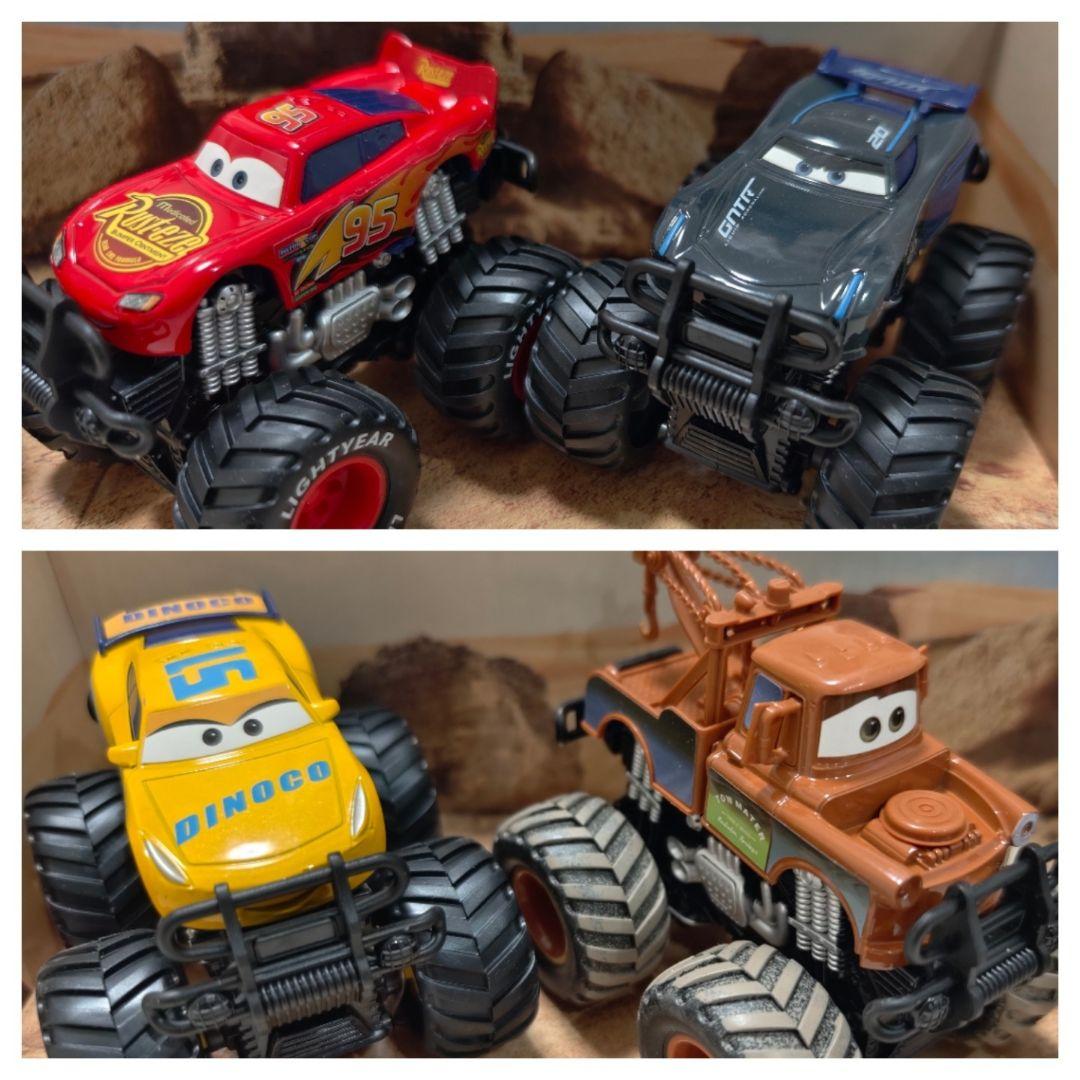 【激安】新品　カーズ　ミニカー　モンスタートラック　４点セット　箱無し