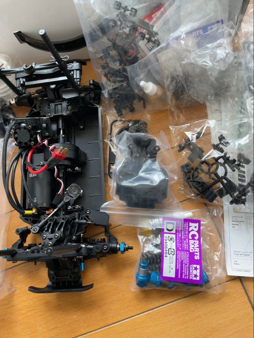 1/10 タミヤ xm01 pro オプション多数 ESC 15.5t ボディ有