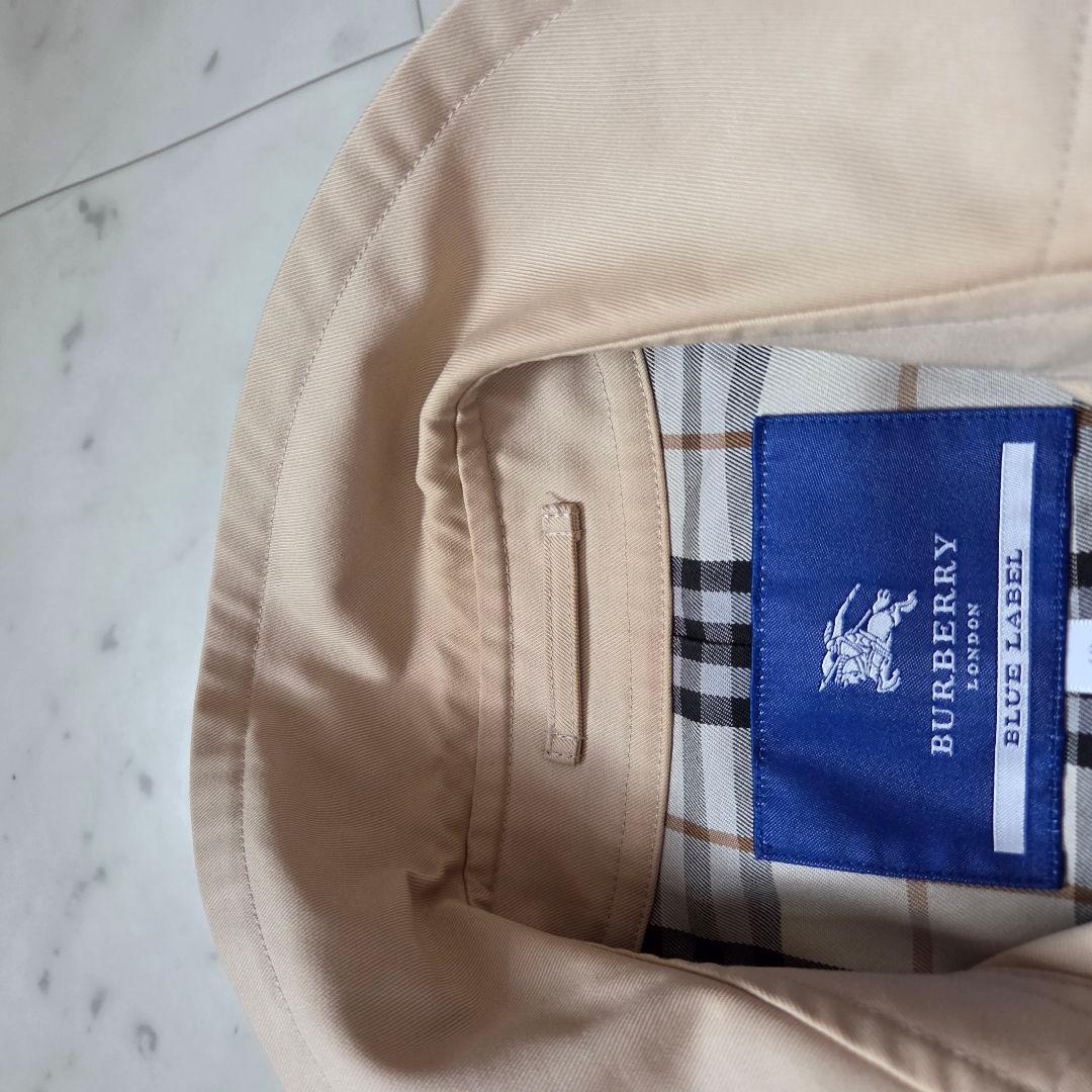 BURBERRY　バーバリーブルーレーベル　ノバチェック　トレンチコート　べる