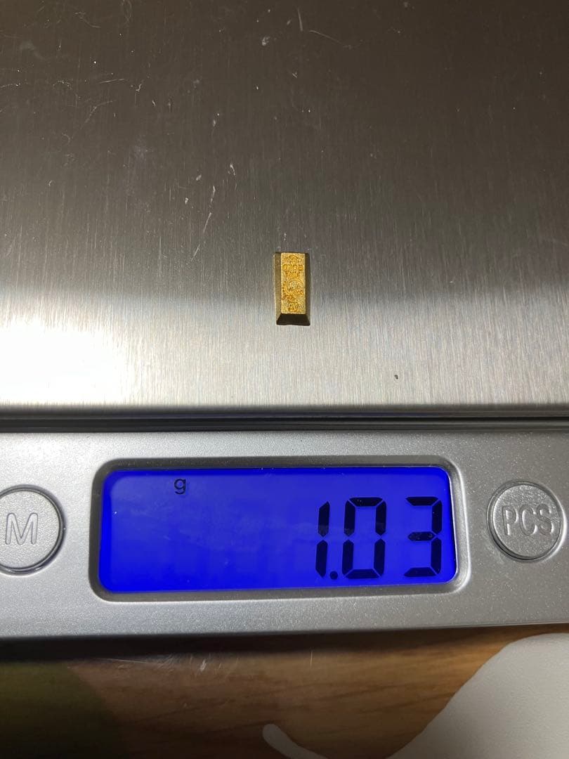 純金 999 延べ棒1.03g ジュンゴールド JUN GOLD 逸品