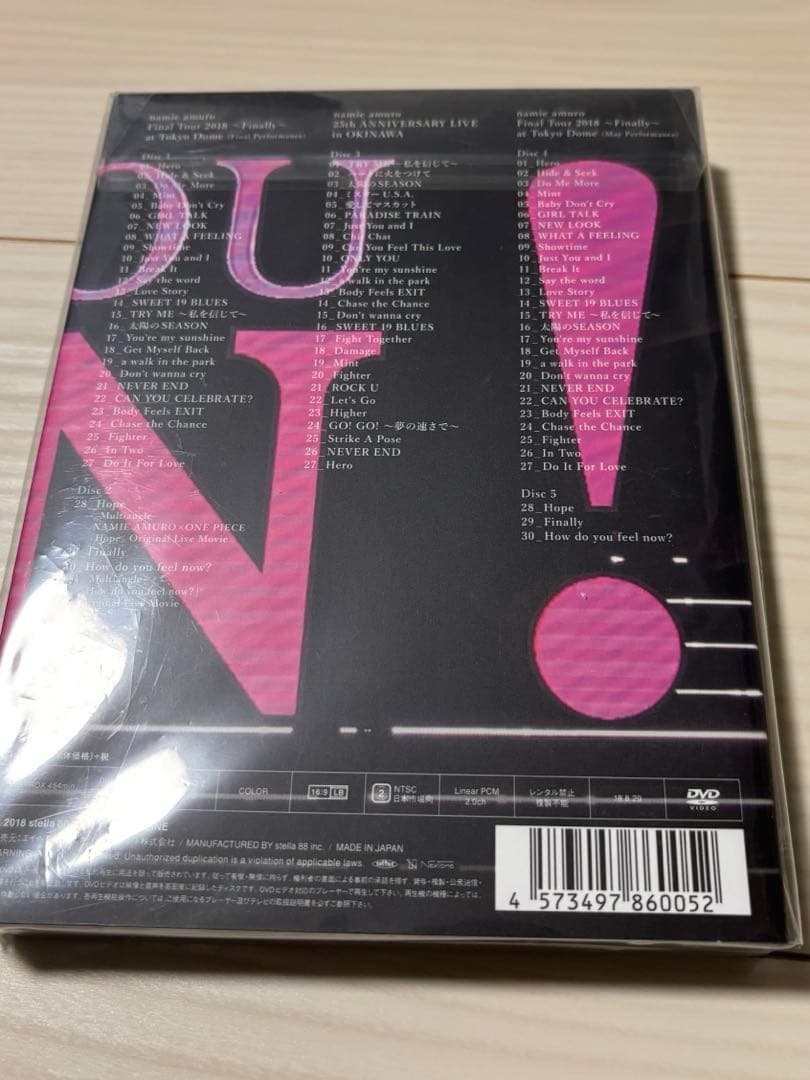 安室奈美恵　DVD finally ライブ　東京ドーム