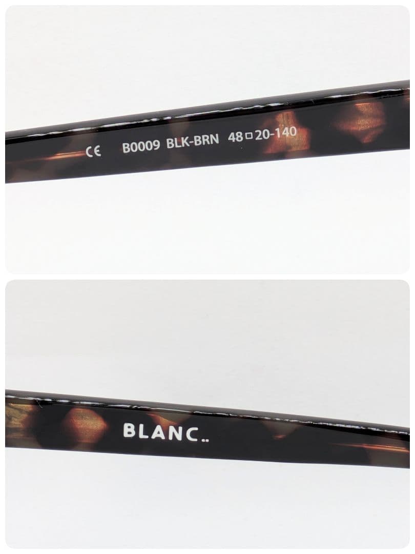 BLANC B0009 サングラス 48 140 ブラン ウェリントン 眼鏡